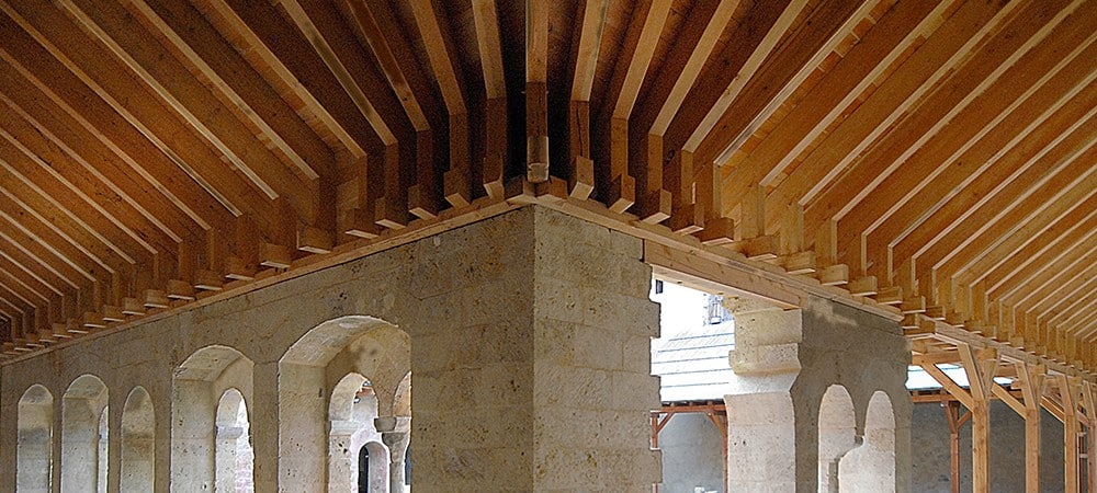 Le cloître de l'abbaye de Boscodon