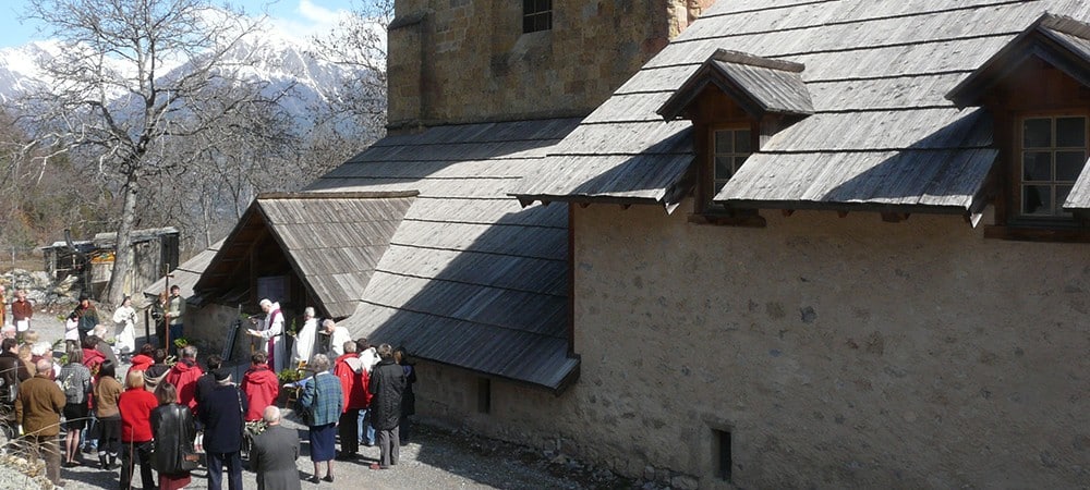 Célébration à l'abbaye de Boscodon