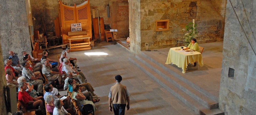 Conférence à l'abbaye de Boscodon