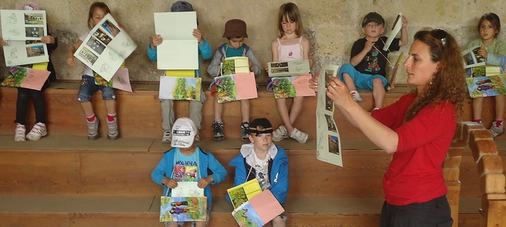 Les maternelles à l'abbaye de Boscodon
