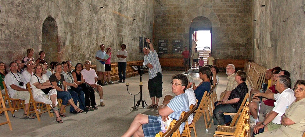 Visite guidée à l'abbaye de Boscodon