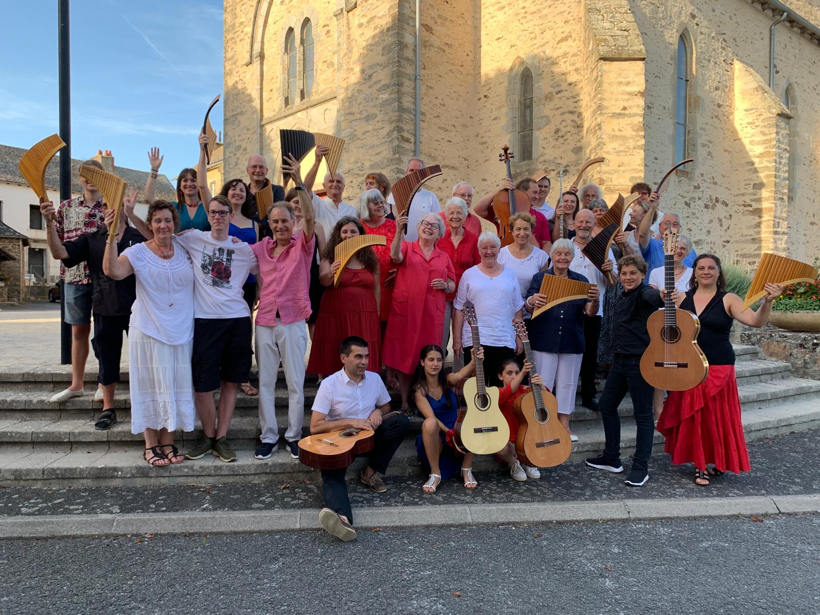 Concert des stagiaires flûte de pan