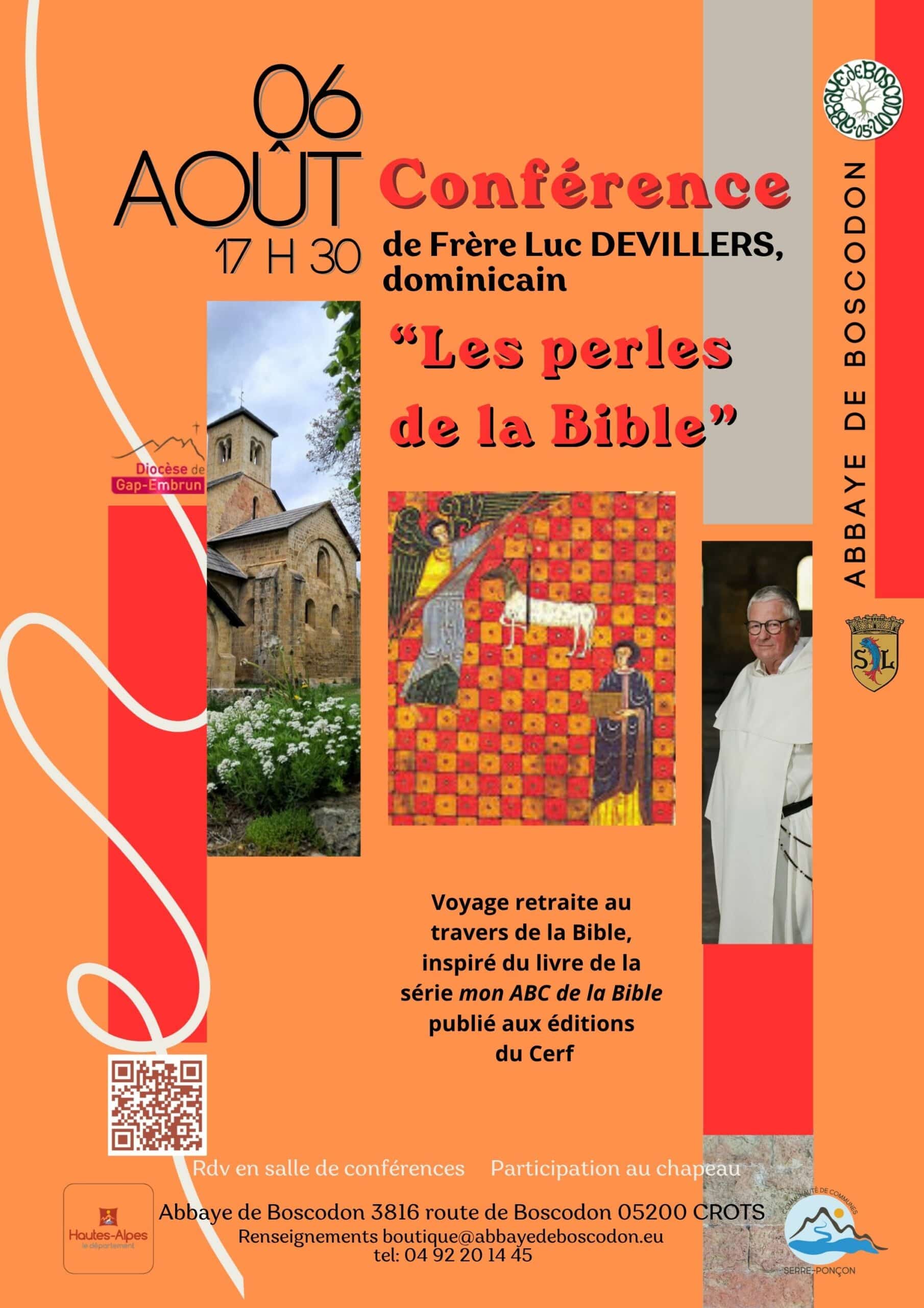 Conférence de Frère Luc DEVILLERS : "Les perles de la Bible"