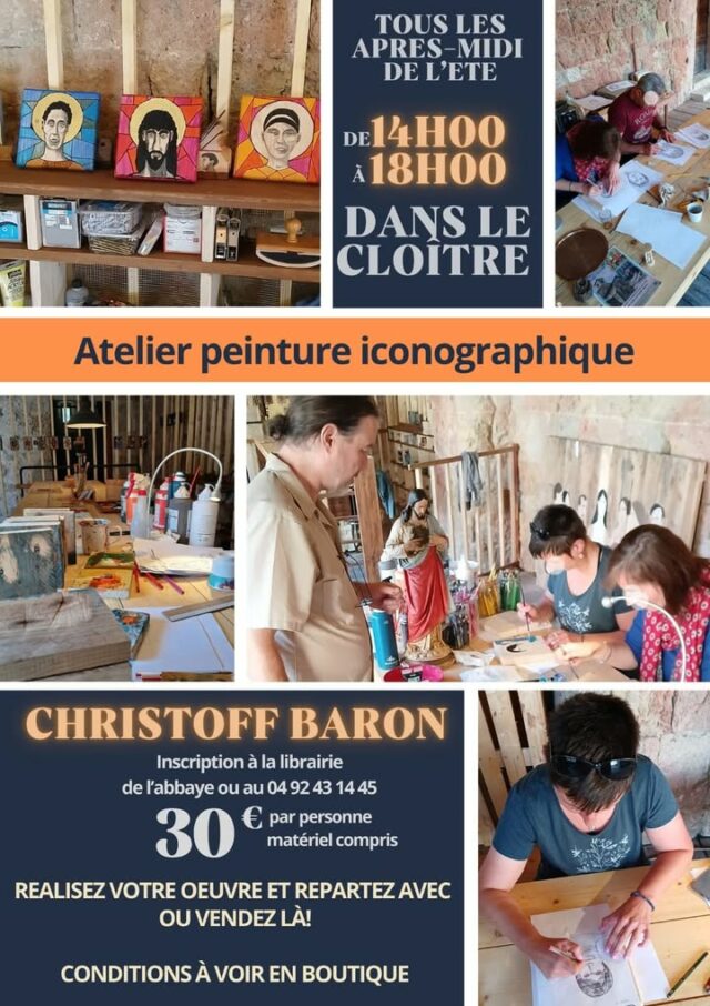 🎨  Et si vous vous laissiez tenter par un atelier de peinture iconographique ?