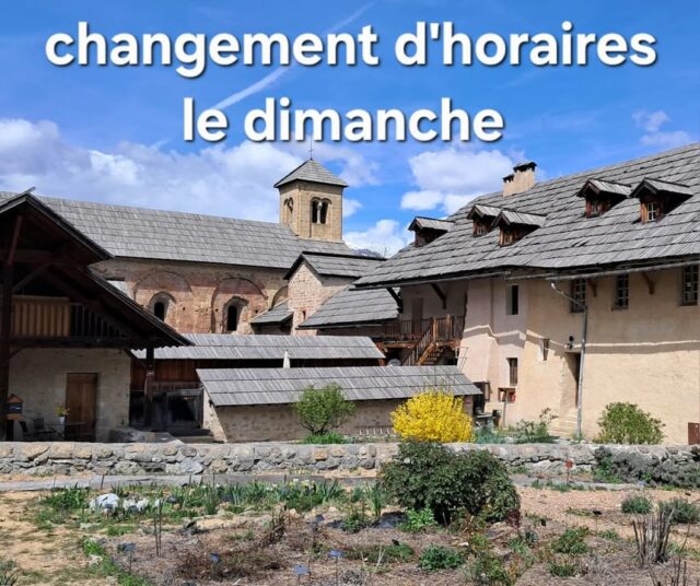 🕜  Les dimanches, l'abbaye est désormais ouverte seulement les après-midis de 13h30 à 17h30.
