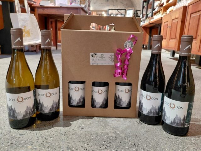 Nouvel arrivage du vin d'altitude de Boscodon millésime 2025. Et désormais retrouvez-le également en BLANC.
A découvrir à la librairie-boutique de l'Abbaye à l'unité ou en coffret 2 rouge + 1 blanc.
Merci au Domaine du Mont Guillaume