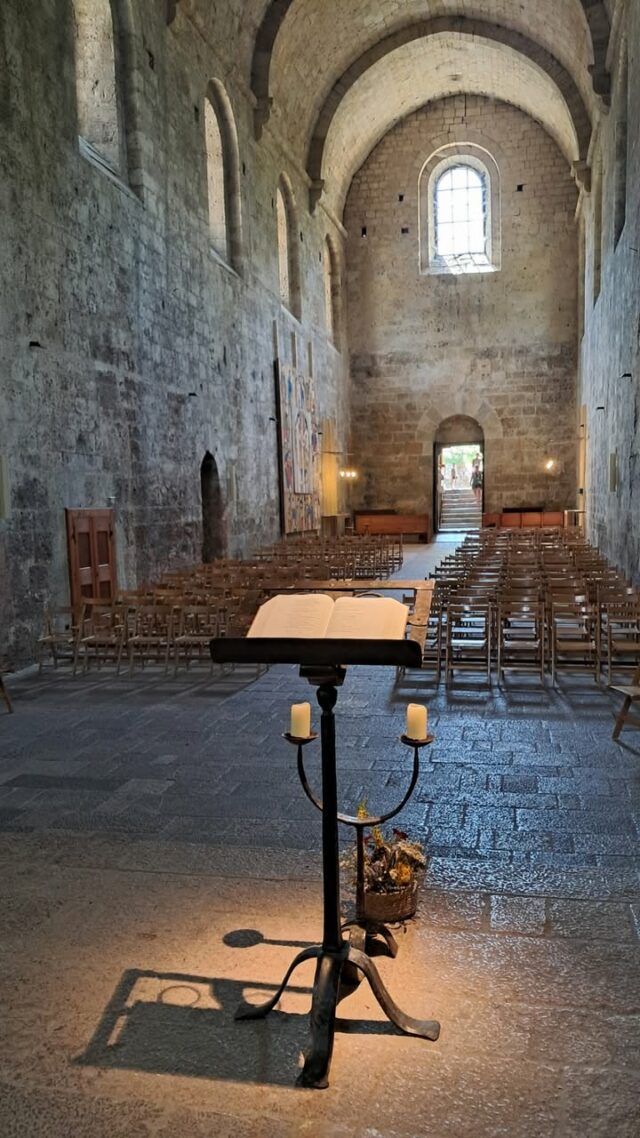 La nef de l'abbatiale ✨