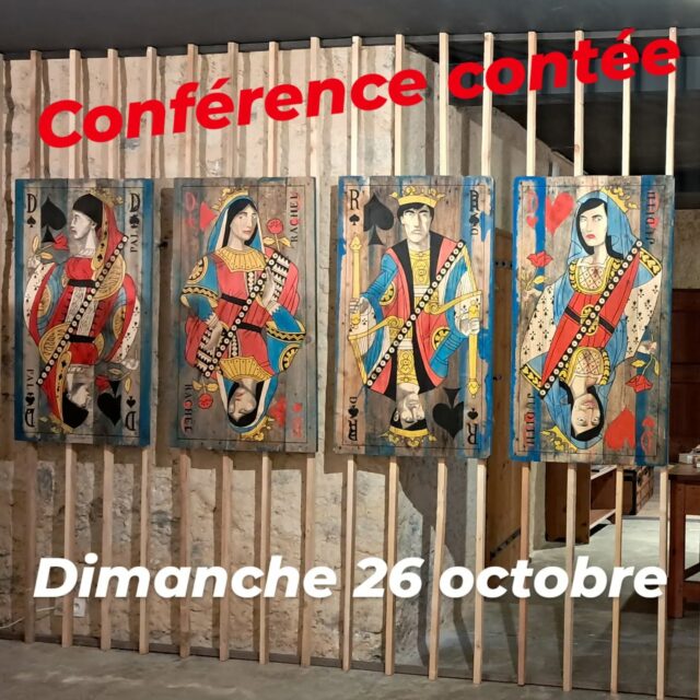 🃏✨ Conférence contée à l’Abbaye de Boscodon
📅 Dimanche 26 octobre – 17h
📍 Salle de conférence
Le jeu de cartes dit « français », apparu vers 1430 à Lyon, cache une histoire fascinante : celle d’un Gascon de petite noblesse qui y dissimula le récit de sa propre vie.
À travers douze figures, il inventa sans le savoir ce qui pourrait être considéré comme le premier roman graphique de l’Histoire : douze mots et douze images pour dire ses convictions politiques, ses rêves et surtout… son grand amour.
Cet homme fut un guerrier farouche, passionné d’une femme exceptionnelle, que l’Église fit taire dans sa violence. Dans ces cartes, il osa même inscrire les blasphèmes les plus audacieux de son temps.
👉 Avec Christoff Baron et Anne Pottier, venez découvrir ce récit unique, entre histoire, symbole et mémoire, à travers une conférence vivante et contée.
🍷 La rencontre se poursuivra par un apéro convivial
✍️ et la dédicace du Code Lahire
💶 Participation : 15 €
#crots #embrun #embrunais #embruntourisme #serreponcon #boscodon #hautesalpes #hautesalpes05 #hautesalpestourisme #patrimoine #patrimoinefrancais #abbaye #abbayeromane #architectureromane #monumenthistorique #abbayedeboscodon