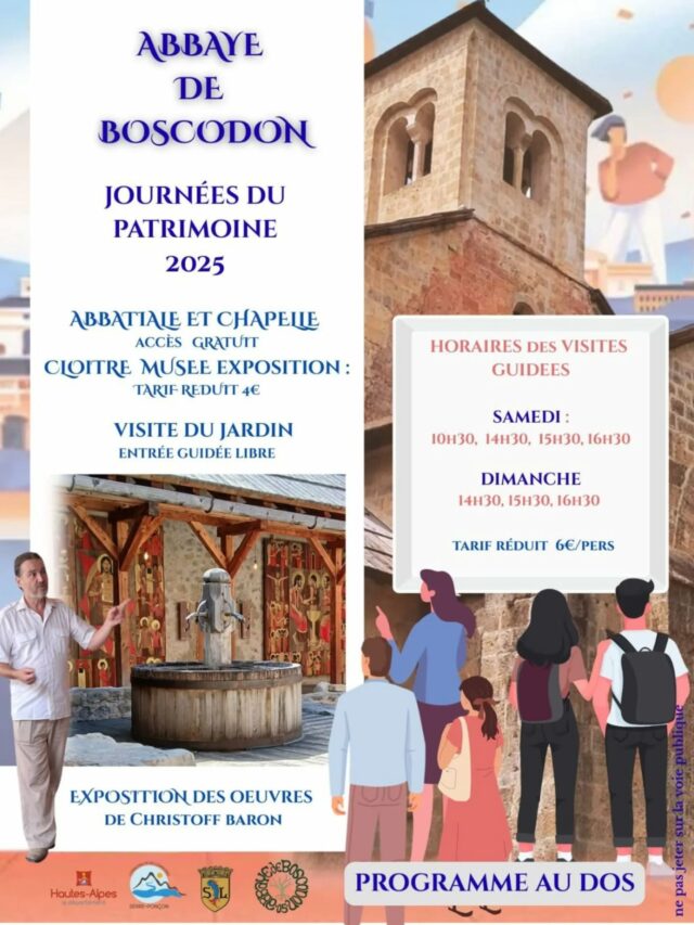 📆 J - 7 ✨️
#journeeseuropeennesdupatrimoine #journeesdupatrimoine #jep #abbayedeboscodon #crots #embrun #embrunais #embruntourisme #serreponcon #boscodon #hautesalpes #hautesalpes05 #hautesalpestourisme #patrimoine #patrimoinefrancais #abbaye #abbayeromane #architectureromane #monumenthistorique