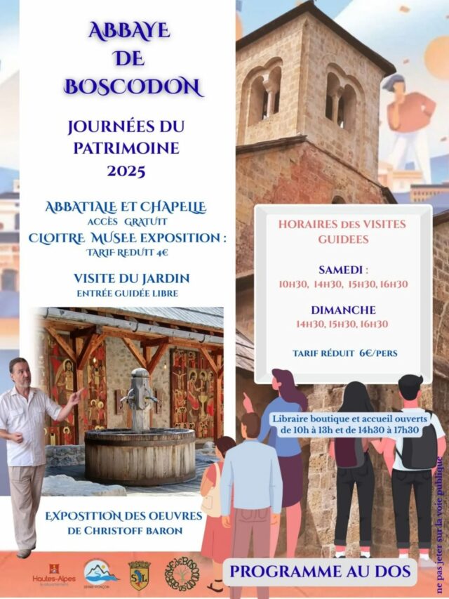 J-1 avant les #journeeseuropeennesdupatrimoine 2025 ✨️

#crots #embrun #embrunais #embruntourisme #serreponcon #boscodon #hautesalpes #hautesalpes05 #hautesalpestourisme #patrimoine #patrimoinefrancais #abbaye #abbayeromane #architectureromane #monumenthistorique #journeesdupatrimoine