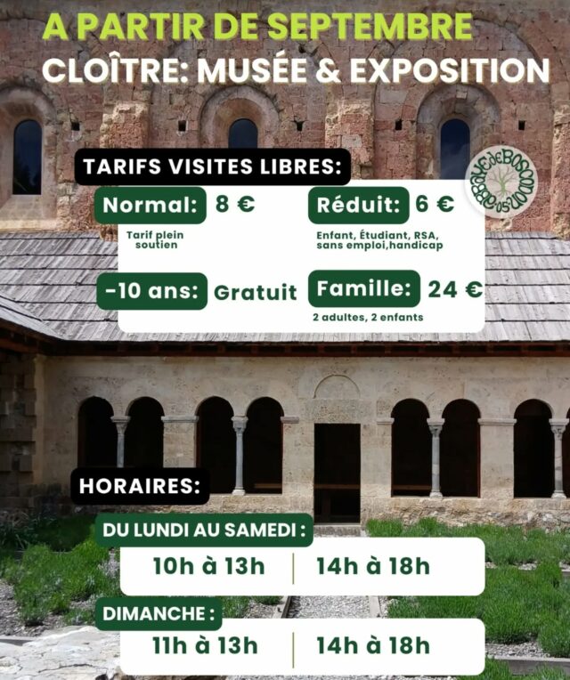 🕕 Nouveaux horaires.

@boscodonabbaye05 #abbayedeboscodon #serreponcon #embrun #hautesalpestourisme #hautesalpes