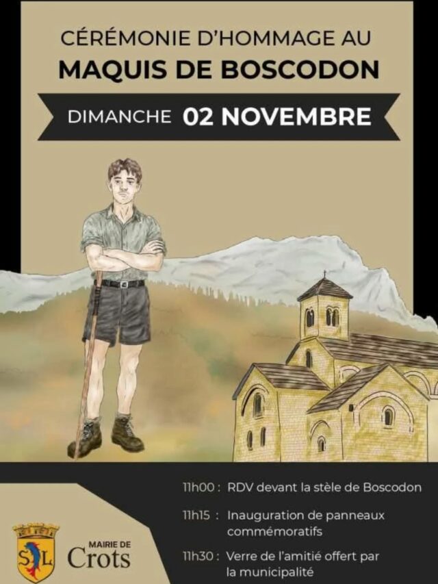 #abbayedeboscodon #maquis #maquisdeboscodon
#maquisards #secondeguerremondiale #crots #embrun #embrunais #embruntourisme #serreponcon #boscodon #hautesalpes #hautesalpes05 #hautesalpestourisme