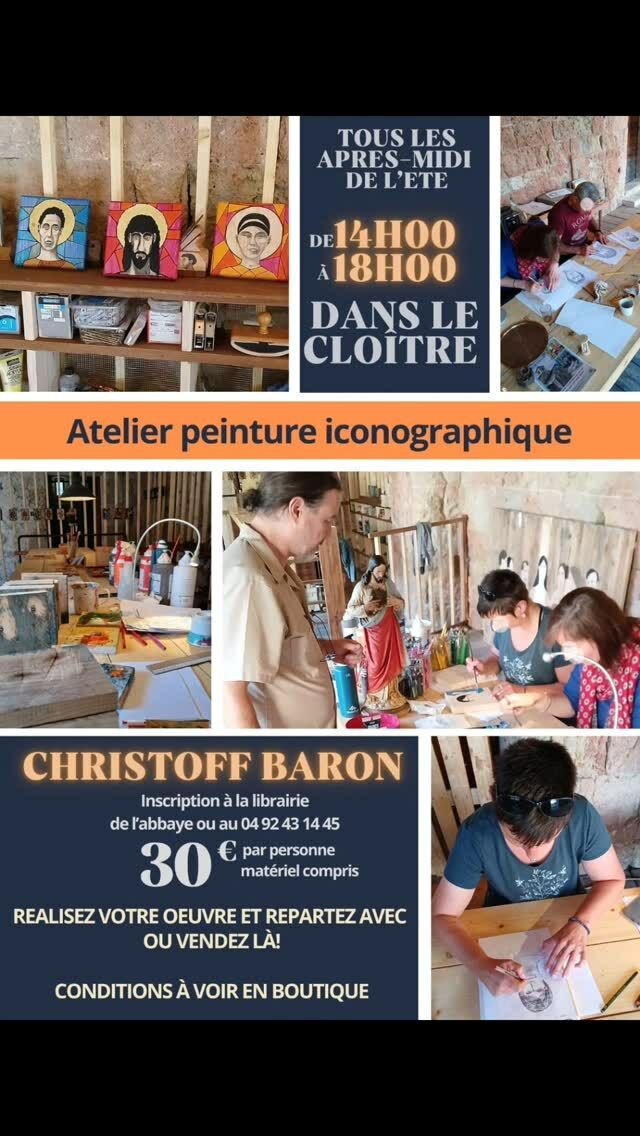 #abbayedeboscodon #crots #embrun #embrunais #embruntourisme #serreponcon #boscodon #hautesalpes #hautesalpes05 #hautesalpestourisme #dessin #peintureiconographique #atelierpeinture
